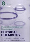 Atkins - Physical Chemistry 8e - Solutions Manual